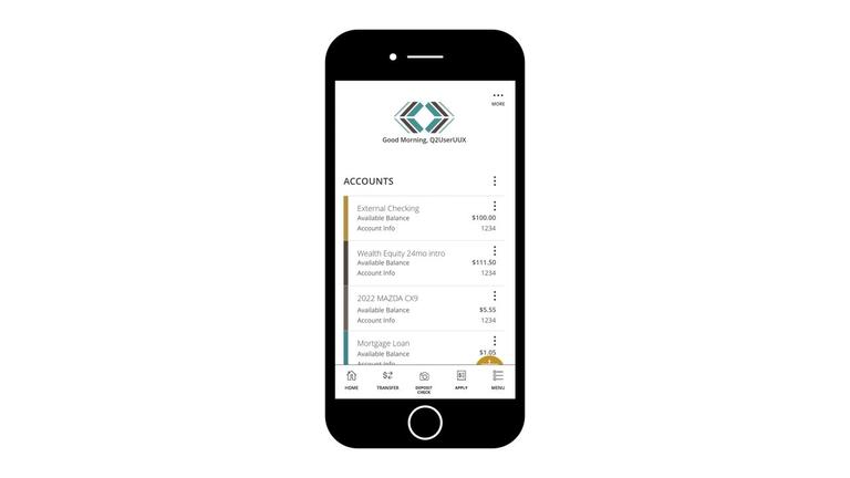 Mobile Banking Interface