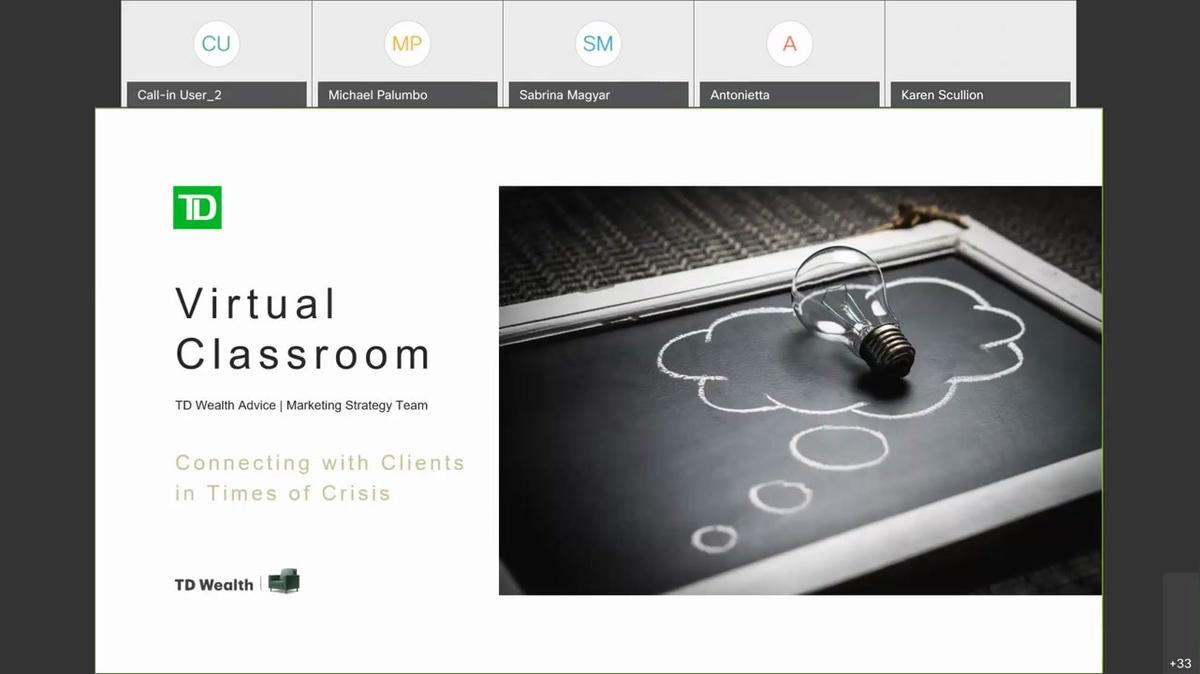 Advisor Virtual Classroom | Connecting with Clients in Times of Crisis