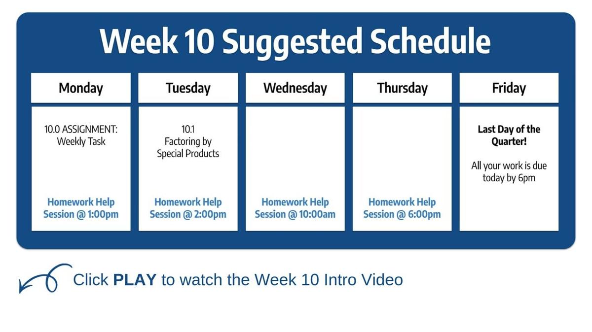 SM2 Q1 Week 10 Weekly Intro Video