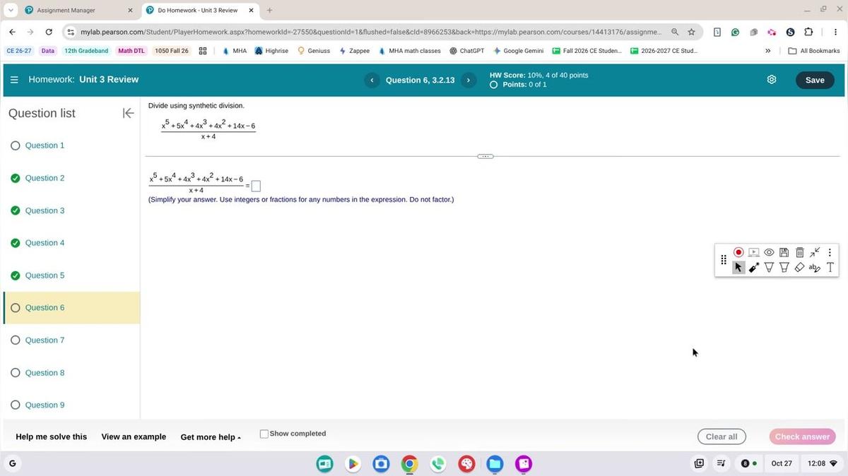 Math 1050 Review 3 #6