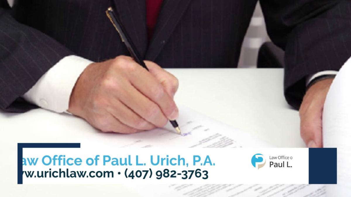 Bankruptcy Attorney in Orlando FL, Law Office of Paul L. Urich, P.A.