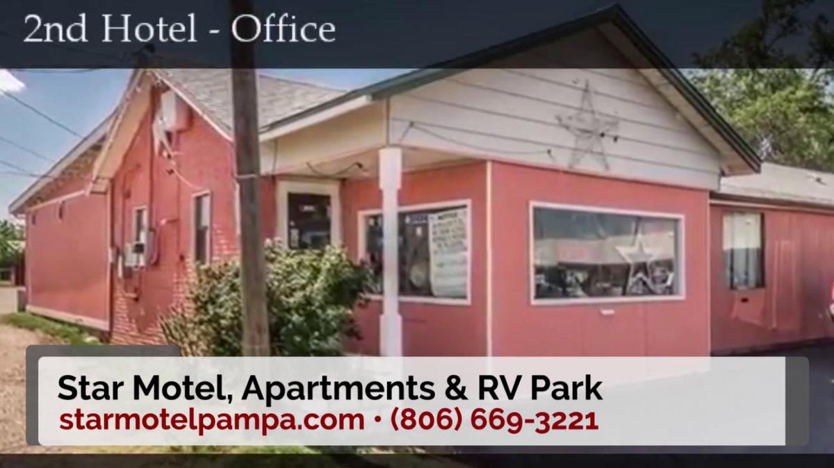Rooms With Kitchens in Pampa TX, Star Motel, Apartments & RV Park