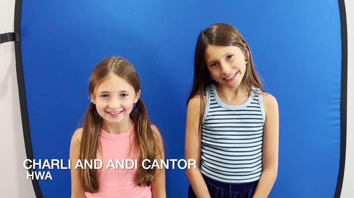 Charli and Andi Cantor HWA Children