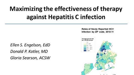 Maximizing the Effectiveness of Therapy Against Hepatitis C Infection