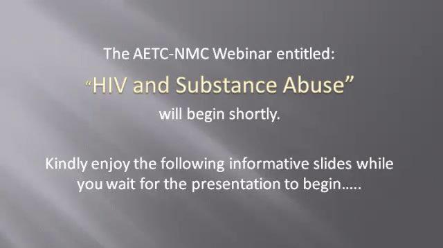 HIV and Substance Abuse