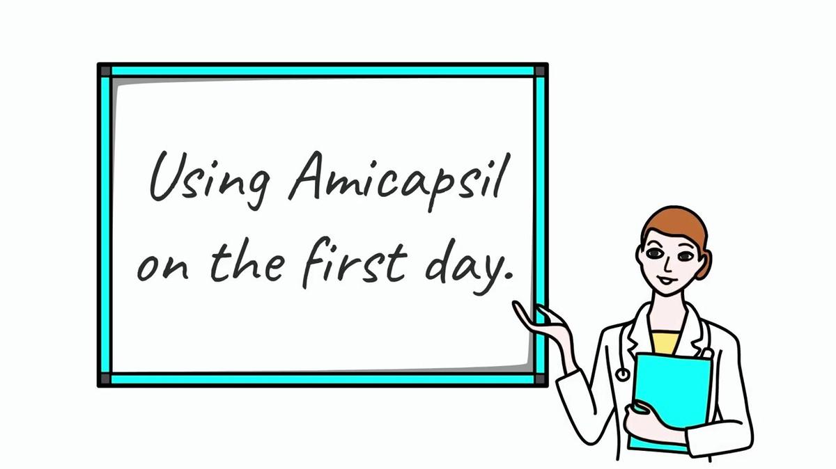 Using Amicapsil on the first day