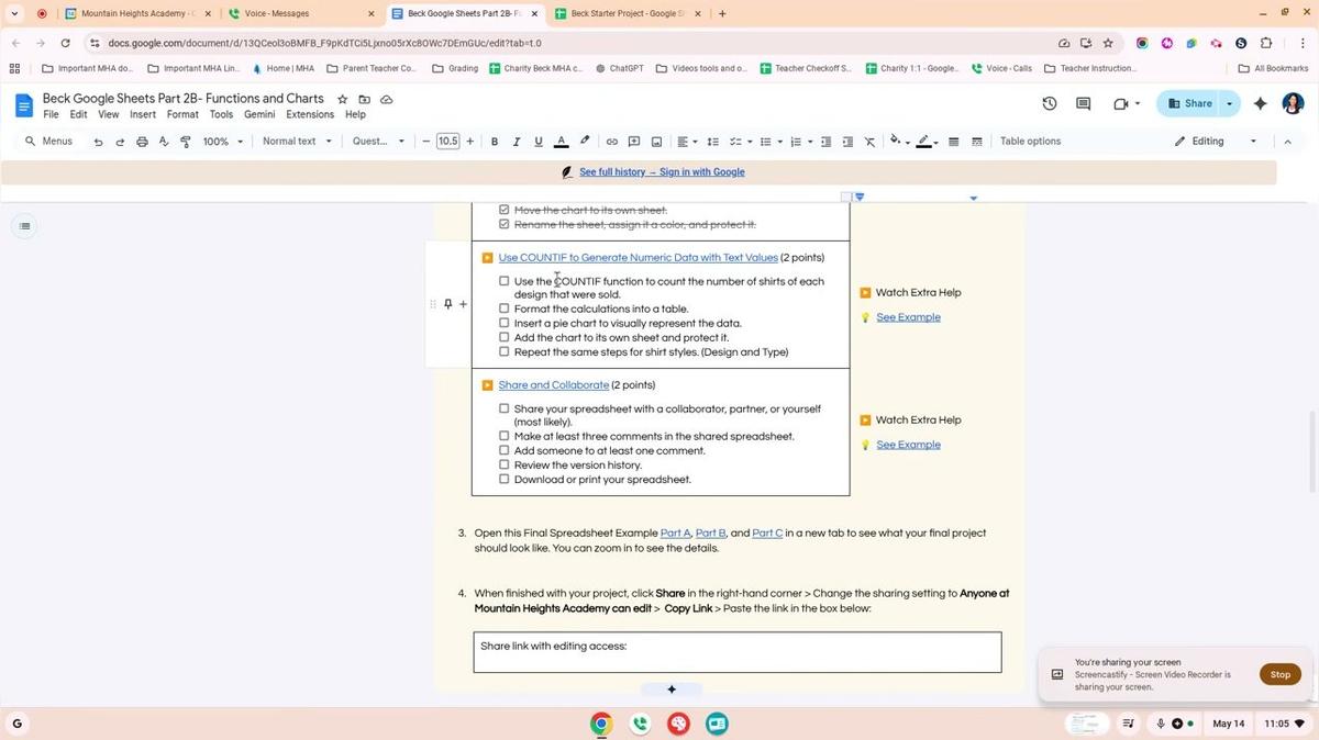 Google Sheets Part 2B - Use COUNTIF to Generate Numeric Data with Text Values