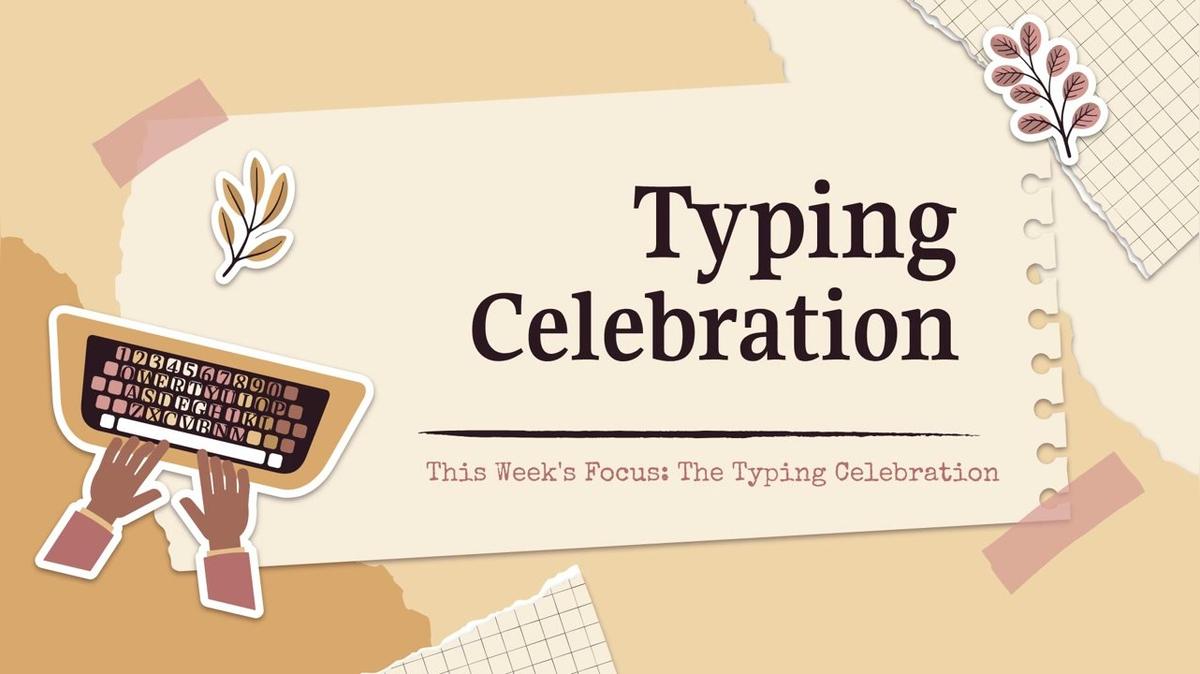 Typing Celebration