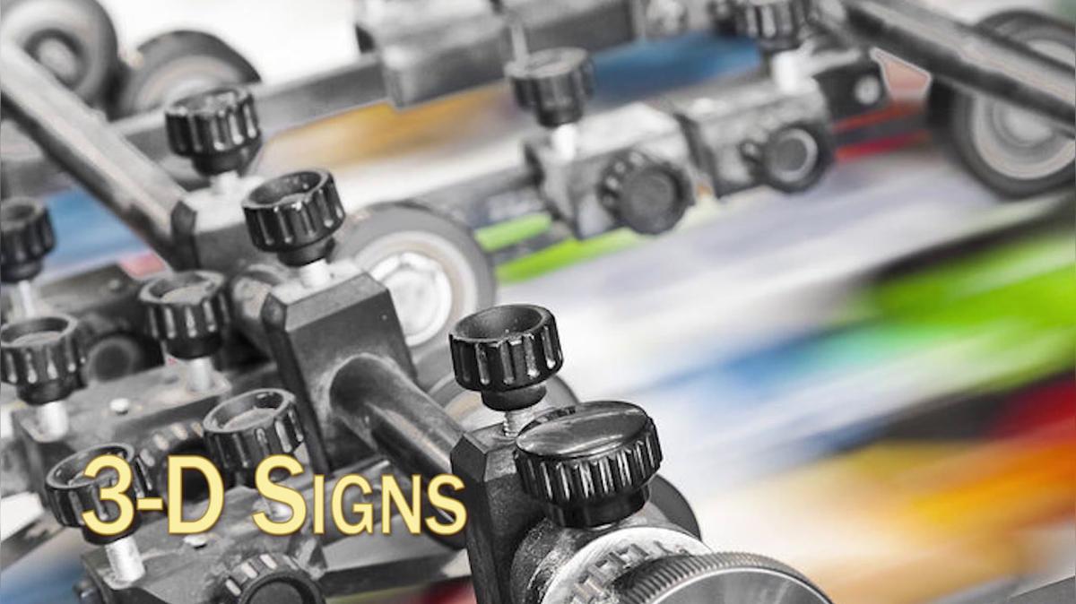 Sign Shop in Laguna Hills CA, 3-D Signs