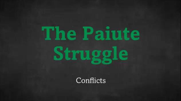 Paiute Conflicts