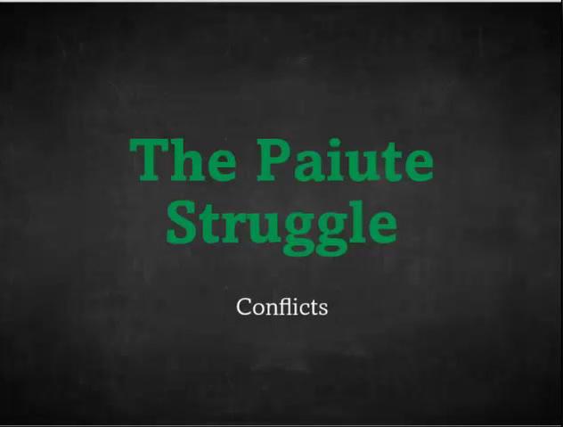 Paiute Conflicts