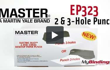 Master EP323 Duo Electric Hole Punch by Martin Yale