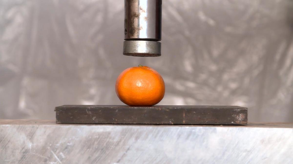 Hydraulikpresse vs. Mandarine