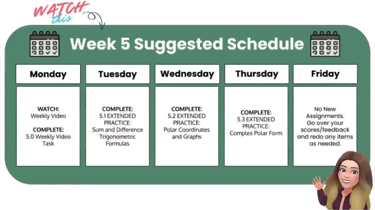 Honors SM3 Q4 Week 5 West