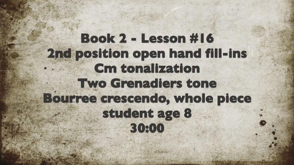 Book 2 - #16 Two Grenadiers, Bourree.mp4