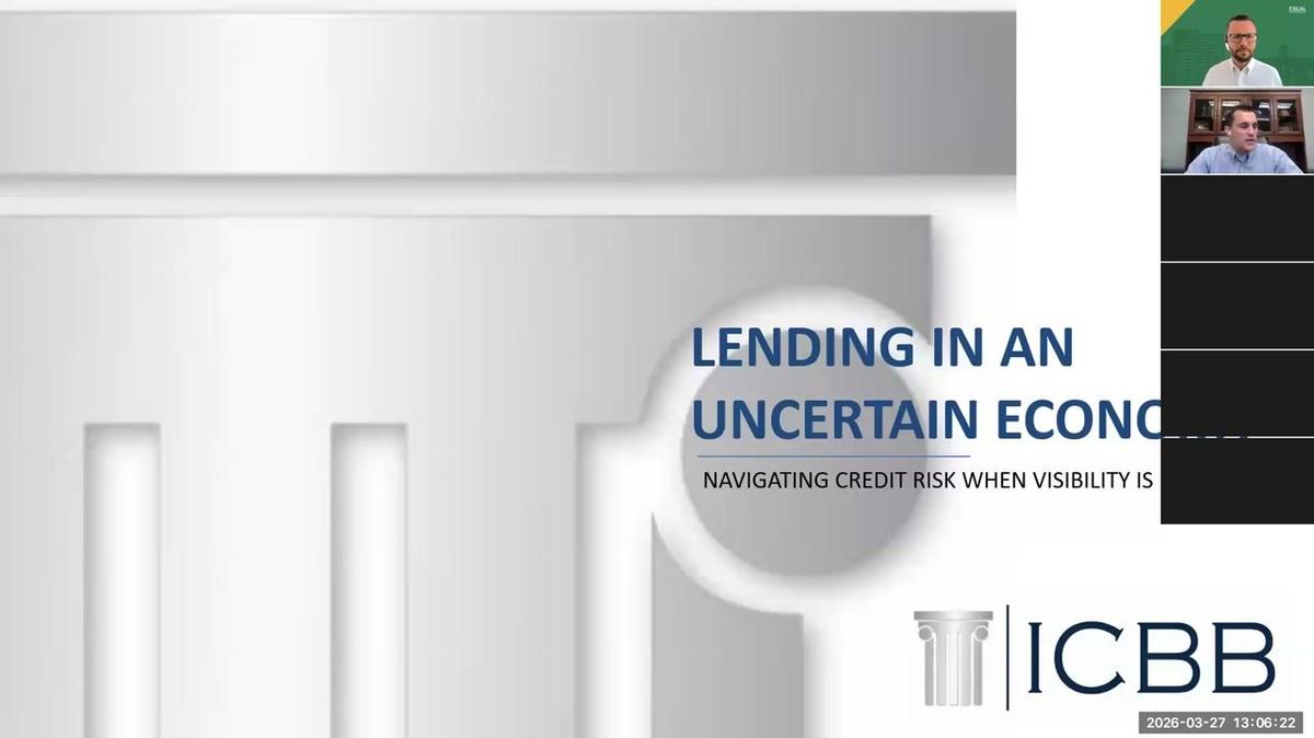 March 2026 - ICBB Presents Lending in Uncertain Times