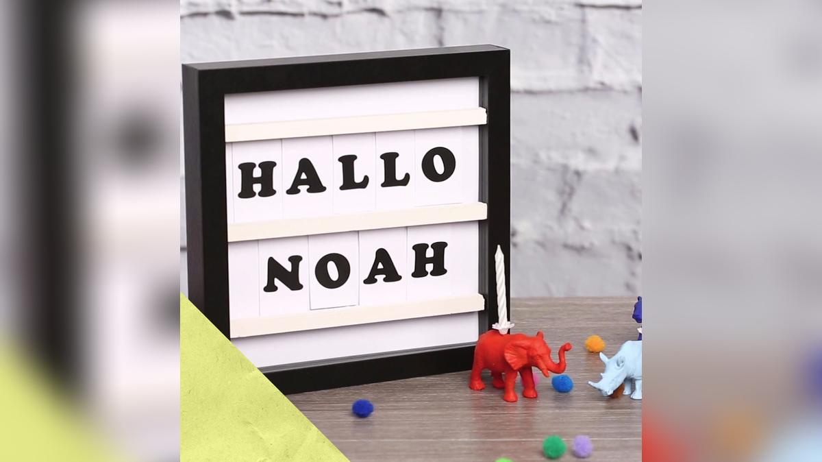 DIY Letterboard