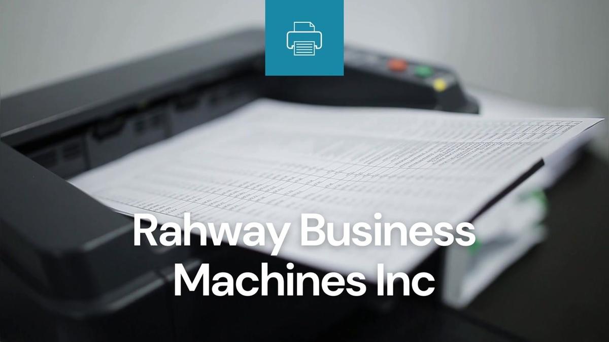 Printer Service in Rahway NJ, Rahway Business Machines Inc