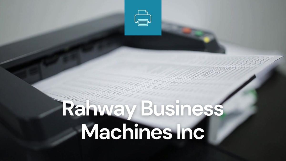 Printer Service in Rahway NJ, Rahway Business Machines Inc