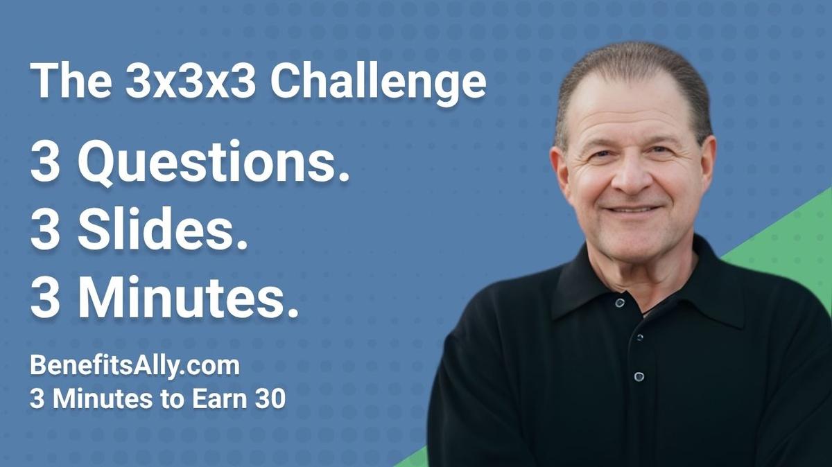 BenefitPersonas - 3x3x3 Challenge with Mark Head