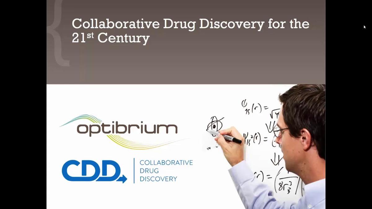 Webinar: Collaborative Drug Discovery for the 21st Century