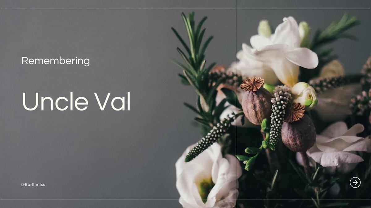 Remembering Uncle Val