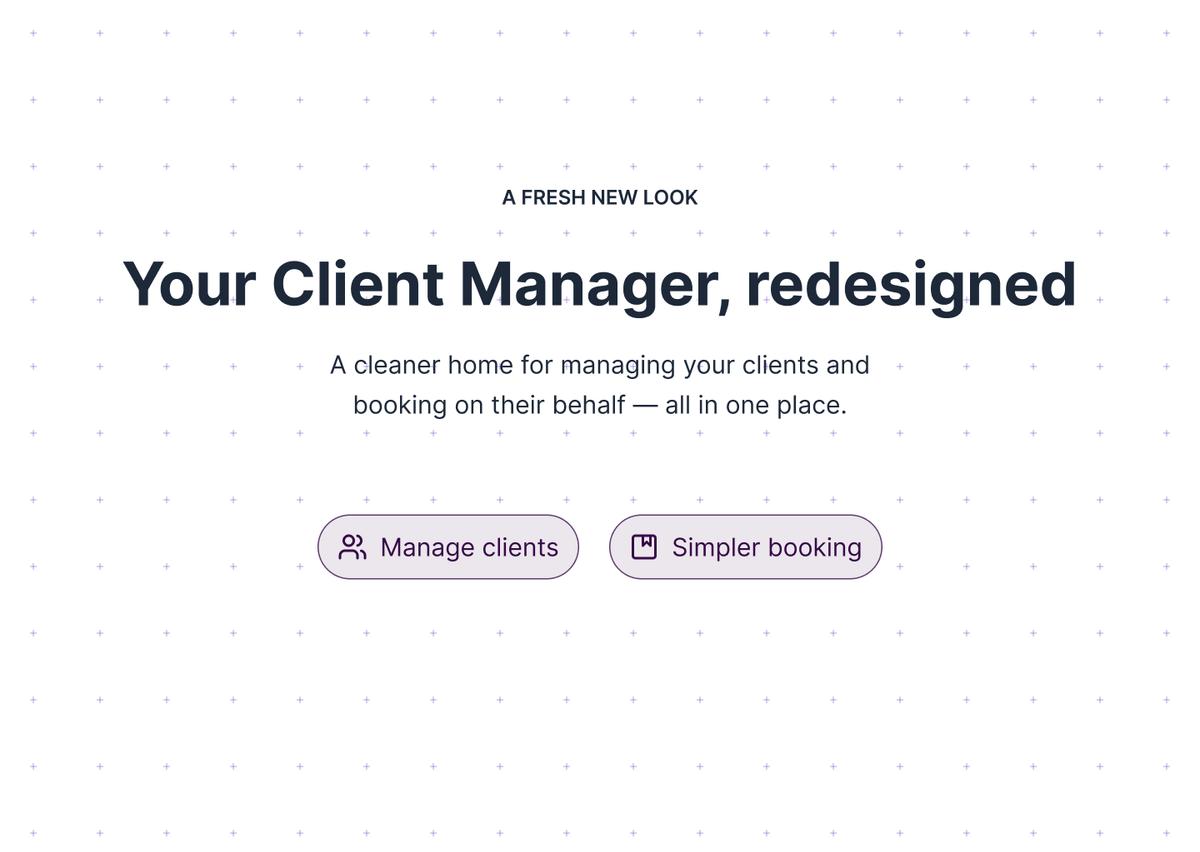 Operator Client Manager Refresh