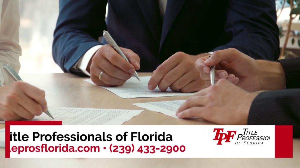 Title Insurance in Fort Myers FL, Title Professionals of Florida