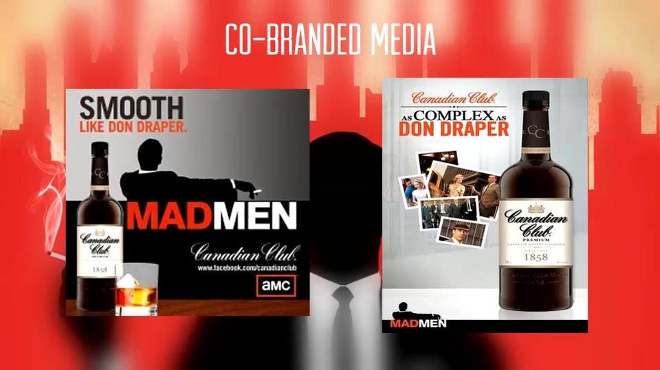Mad Men Canadian Club Hollywood Branded