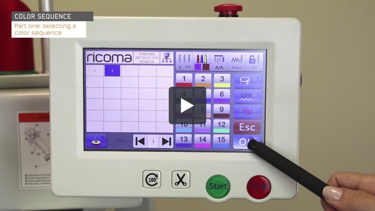 Color Sequence | Ricoma