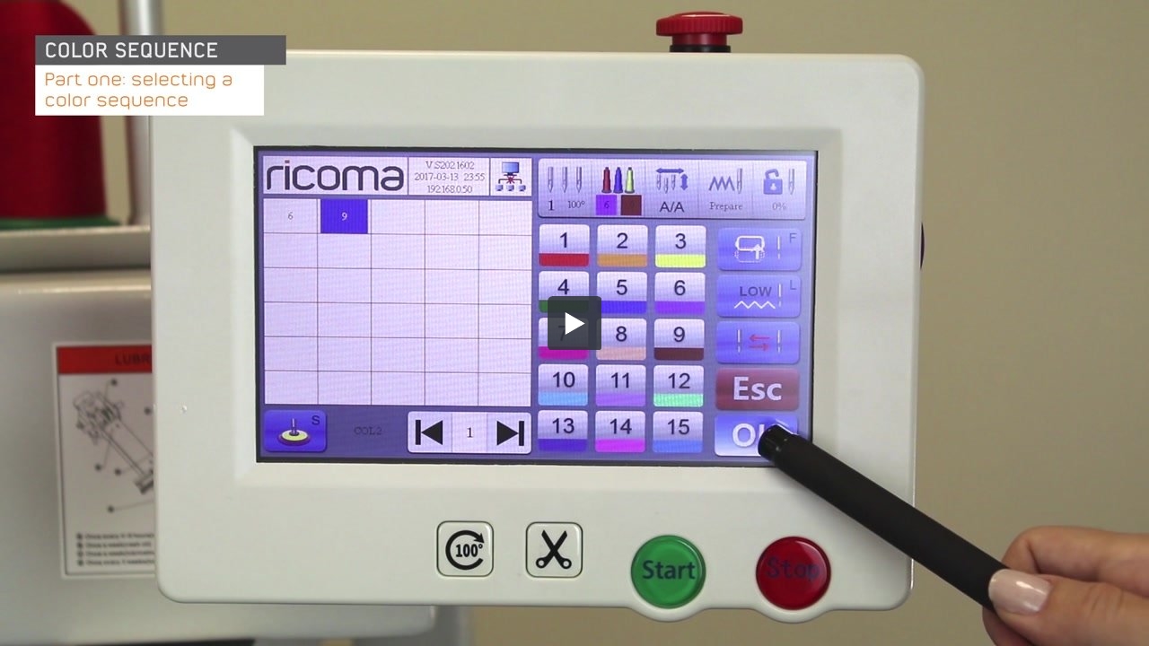 Color Sequence Video Library