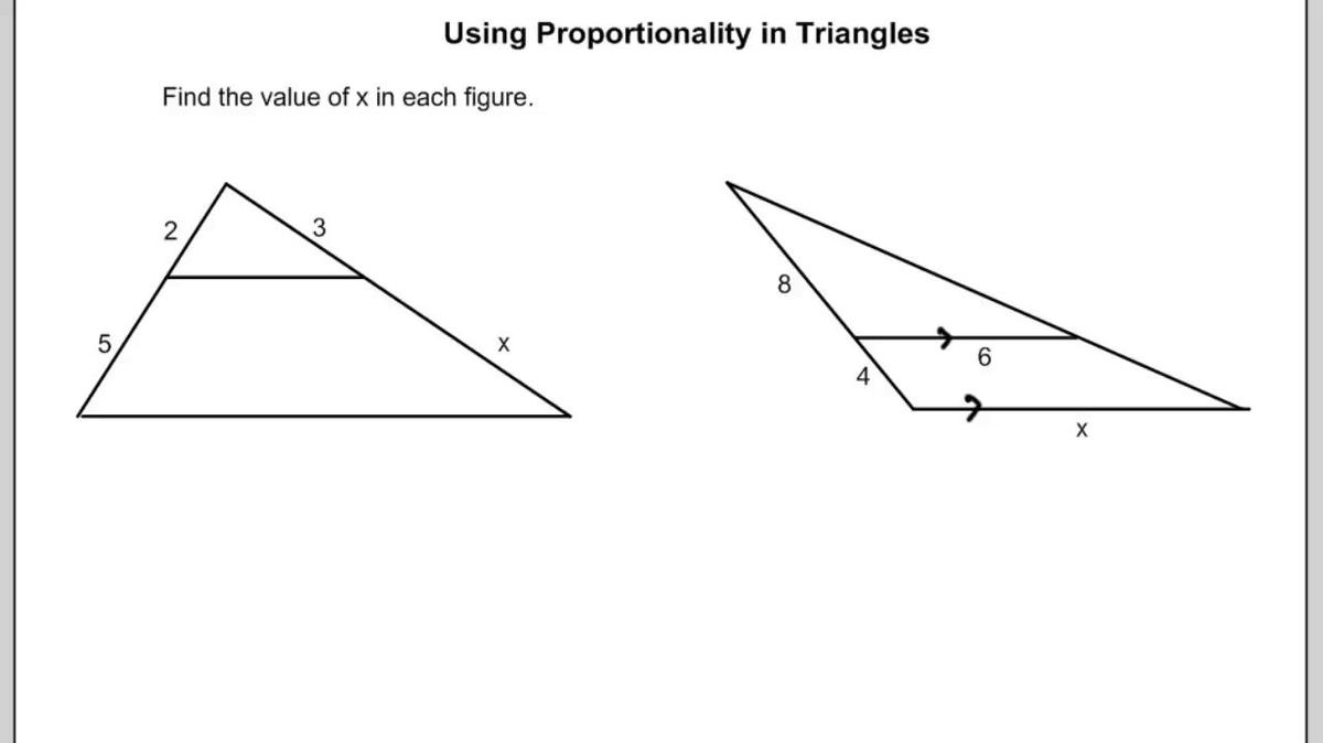 Proportionality in Triangles.mp4