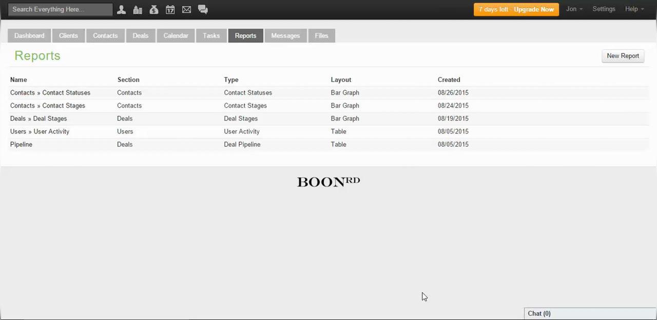 Reports Overview