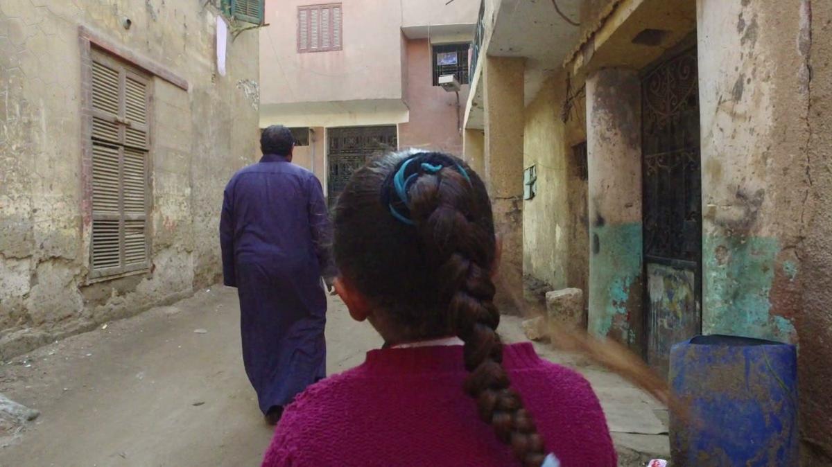 cairo egypt happy local kids in giza