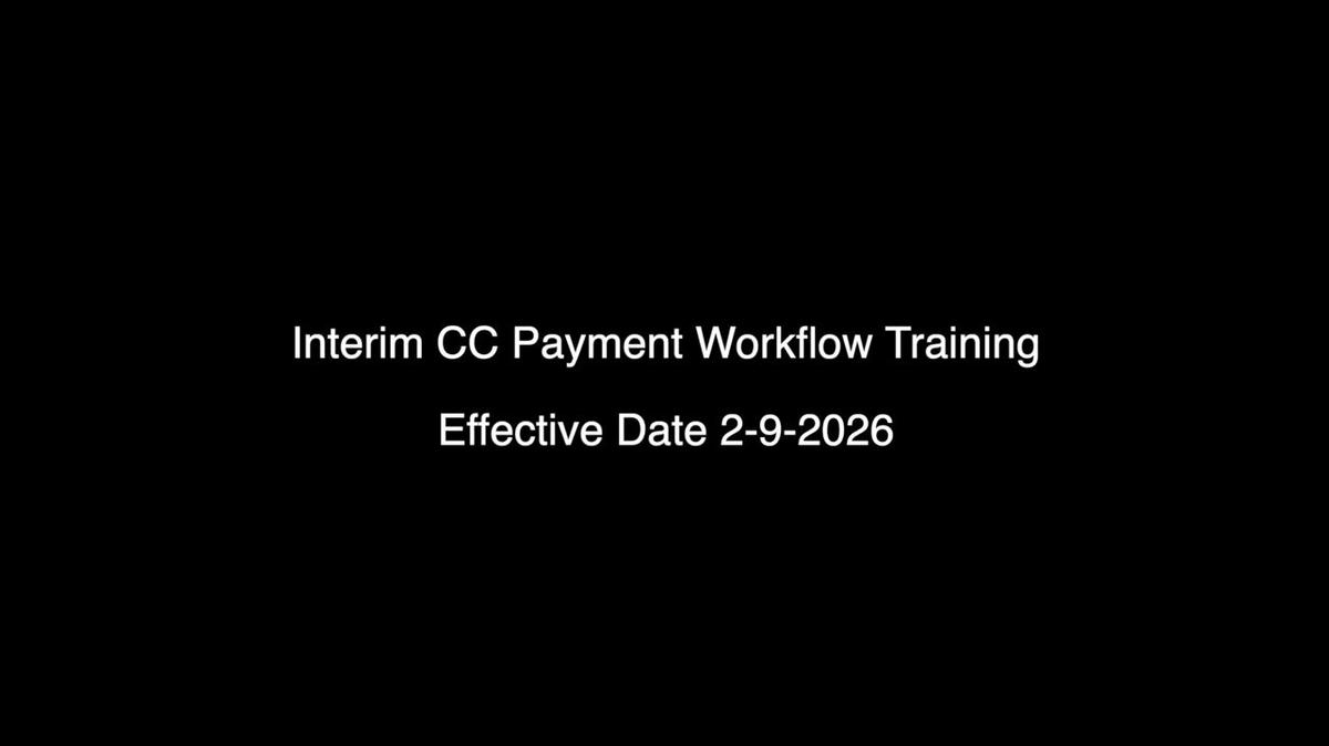 PMB Interim workflow