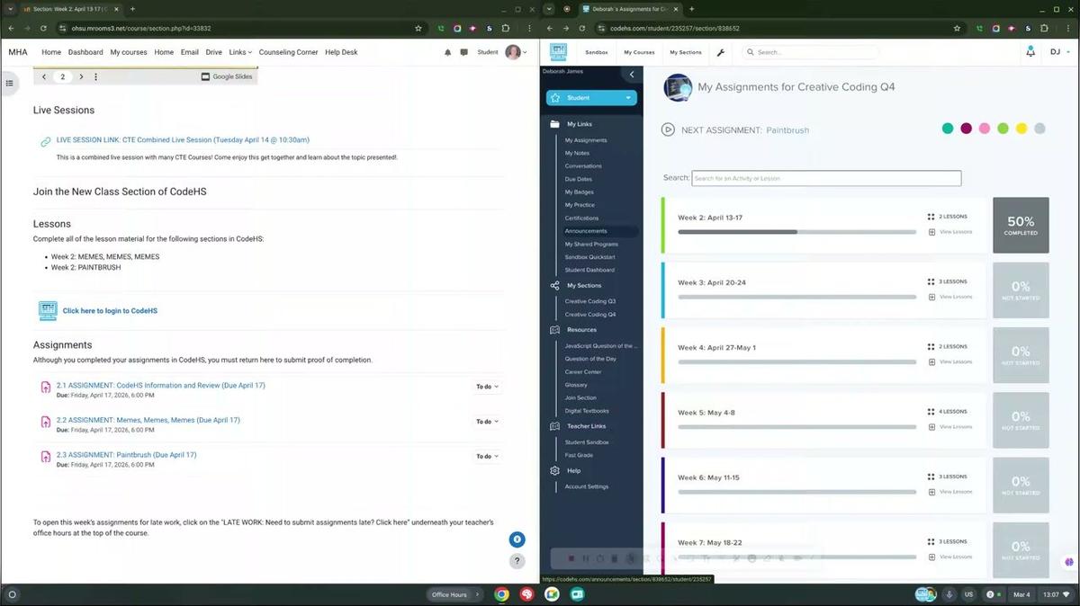 CC Intro to Second Quarter