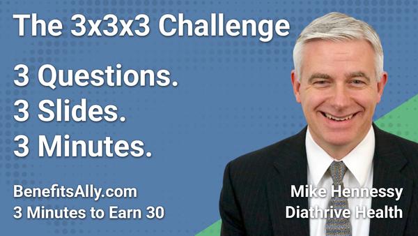 Diathrive Health - 3x3x3 Challenge with Mike Hennessy