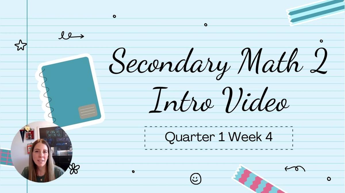 SM2 (sec 1) Q1 W4 Intro Vid