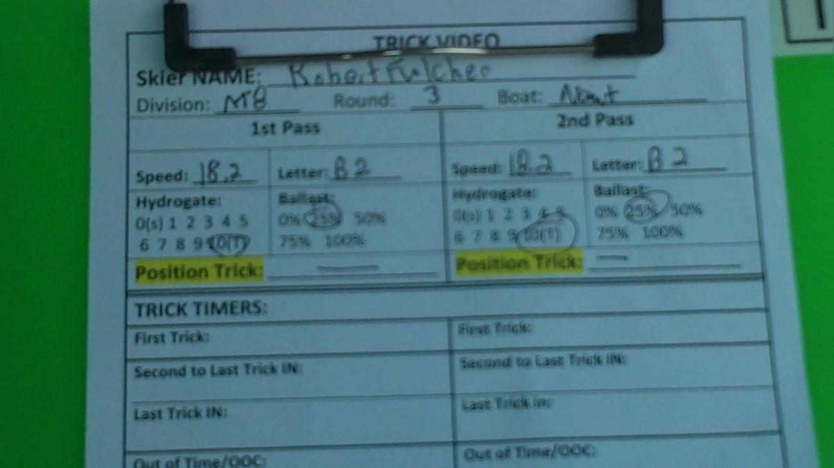Robert Fulcher M8 Round 3 Pass 1