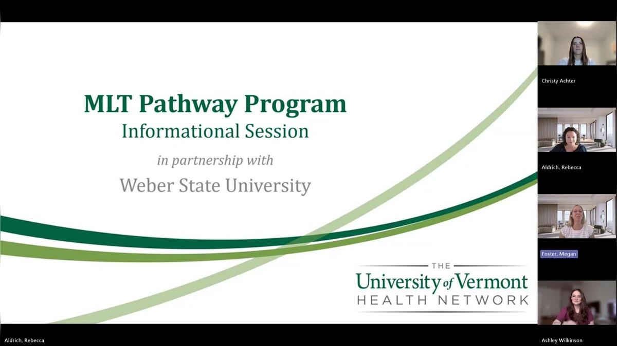 Workforce Development - Weber State MLT Pathway Program