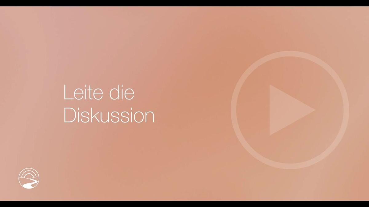 DE-SUB - How to 4 - Facilitate the Discussion