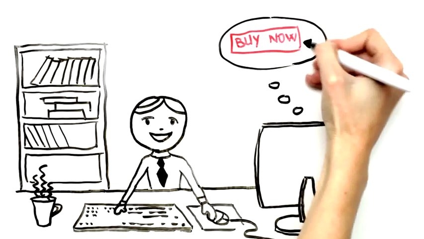 Create a professional whiteboard video doodle animation