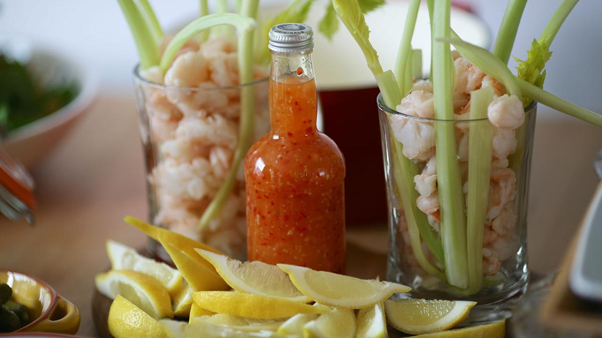 The perfect shrimp cocktail
