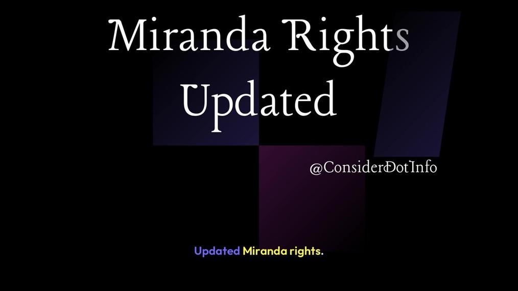 Miranda Update