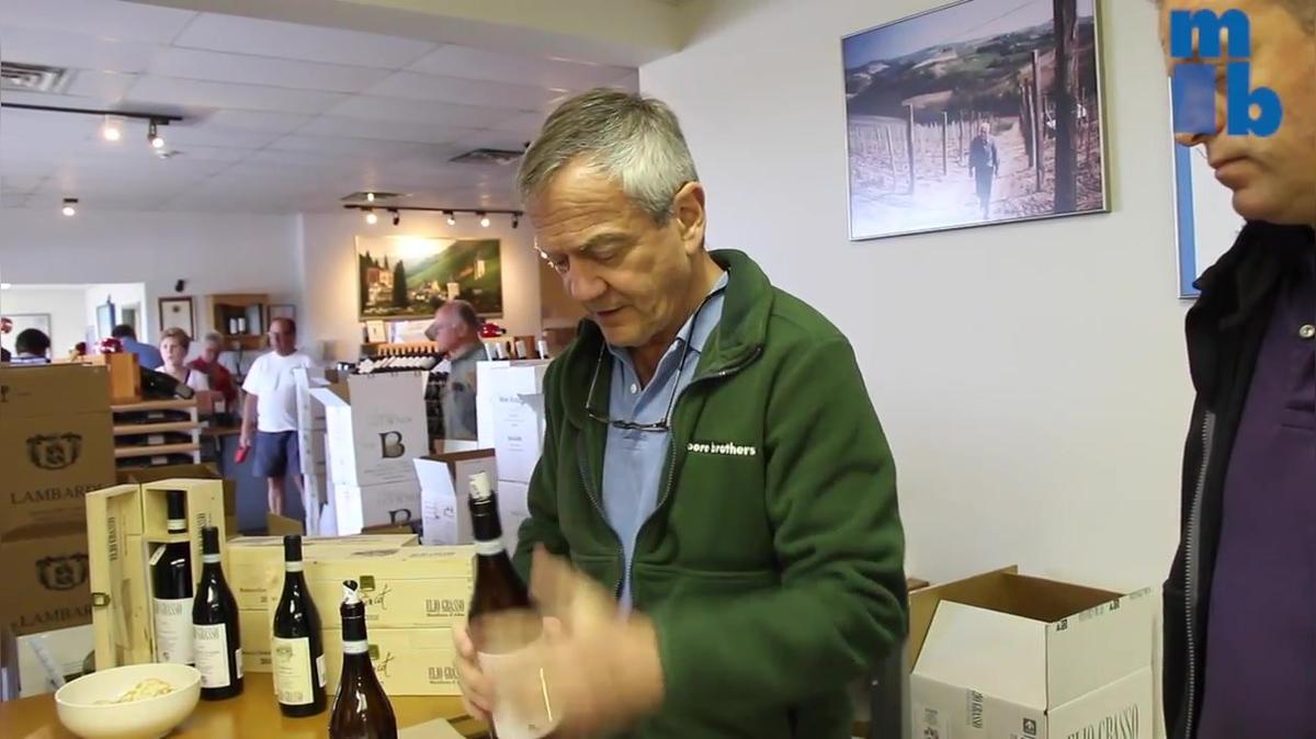Gianluca Grasso at Moore Brothers Wine Company