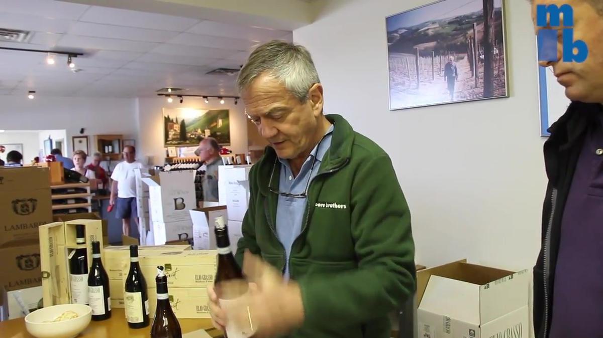 Gianluca Grasso at Moore Brothers Wine Company