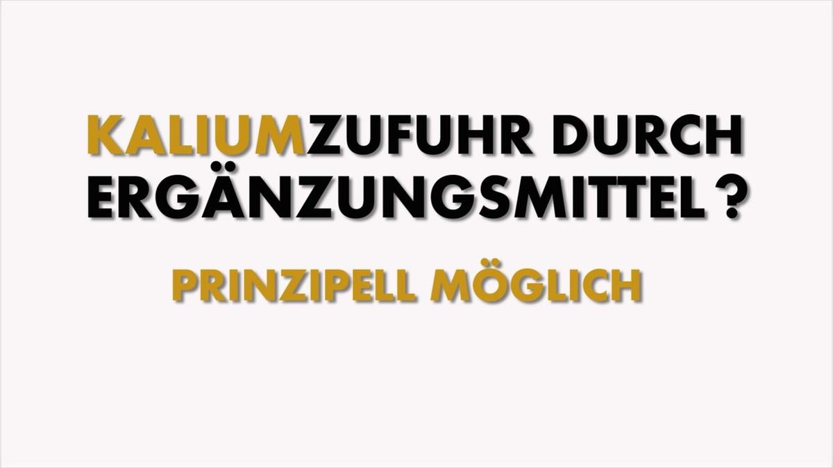 Kaliummangel: Das sollten Sie unbedingt wissen