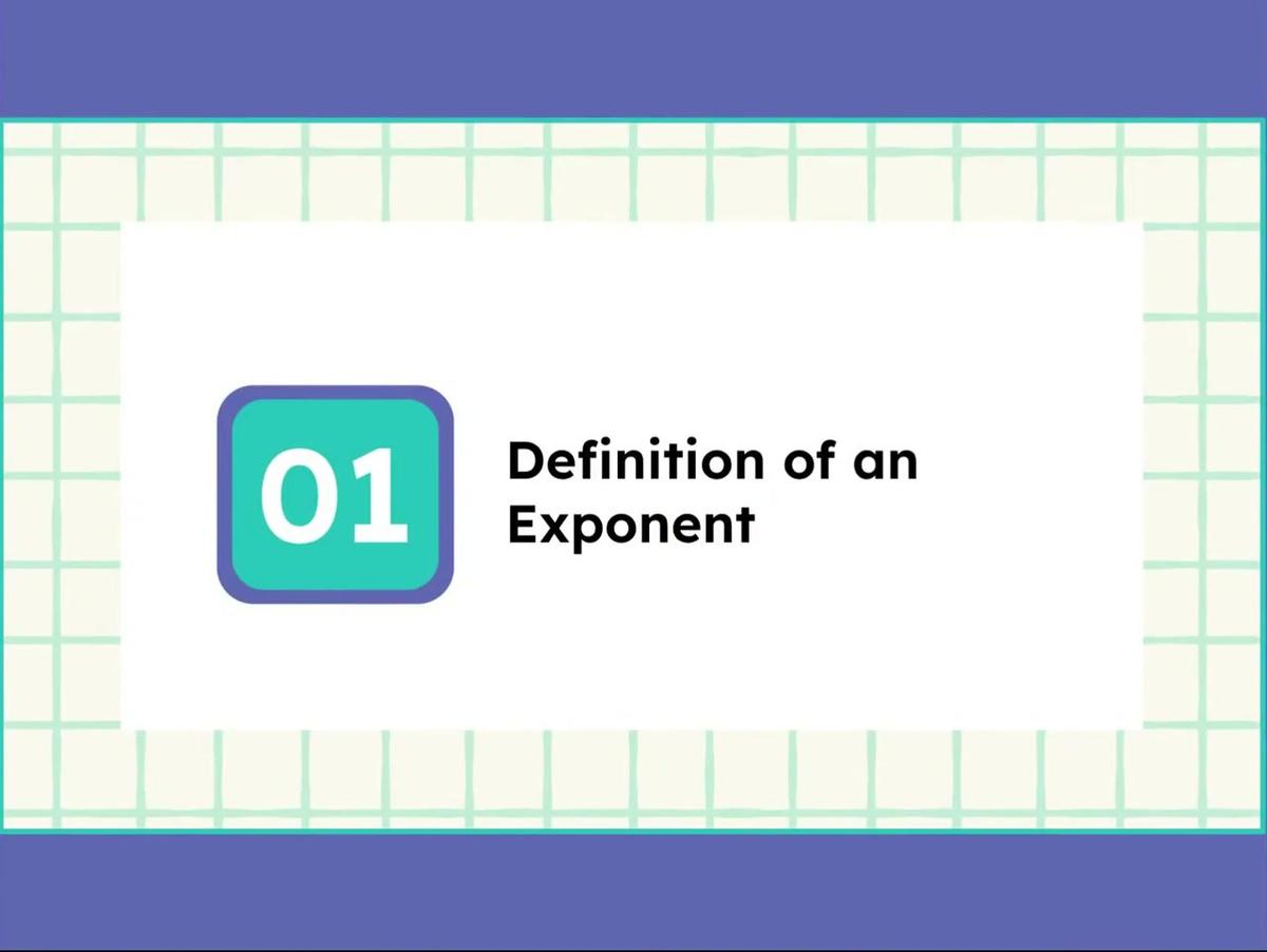 2.13 Whole Number Exponents - SMR-1