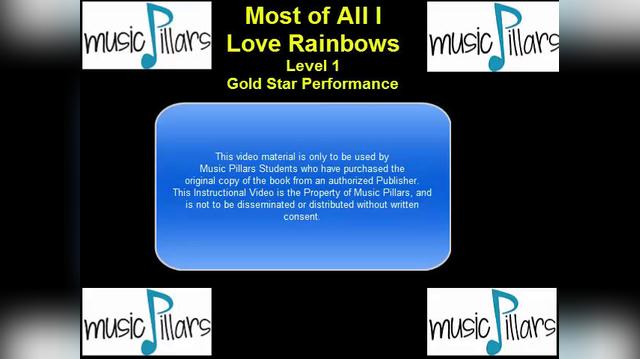 1 Gold Star Performance Most of All I Love Rainbows.mp4