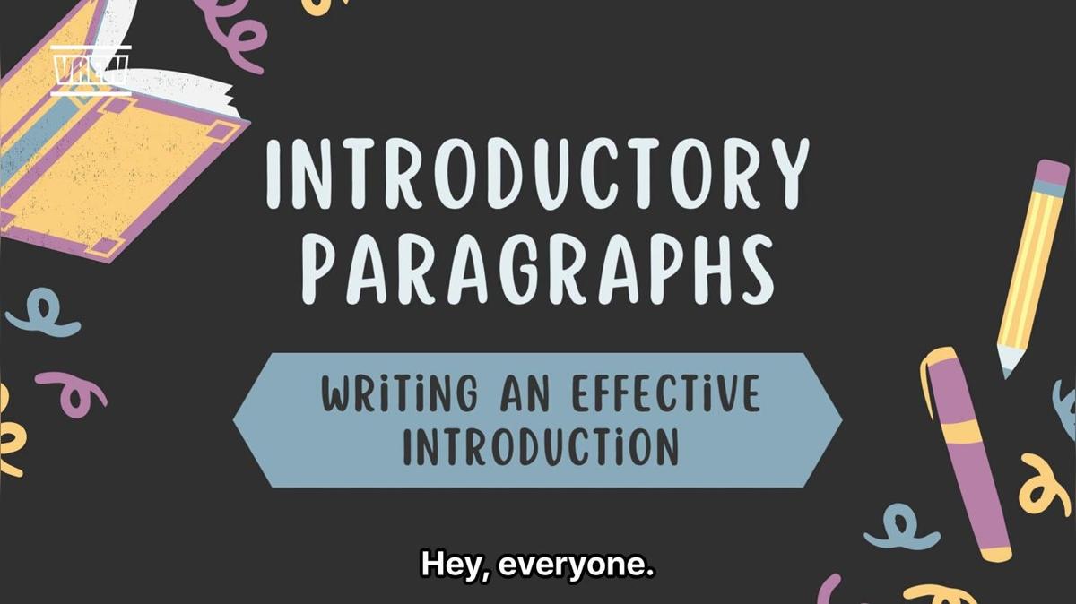 Introductory paragraph
